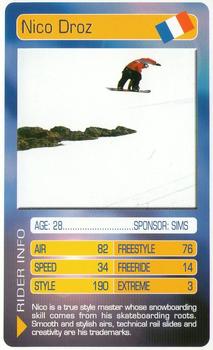 2003 Top Trumps Limited Edition Snowboarders #NNO Nico Droz Front